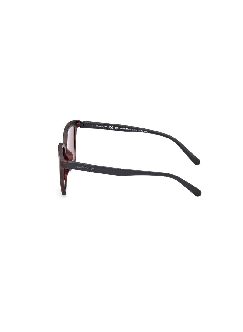 GANT FULL RIM UNISEX SQUARE BROWN INJECTED SUNGLASSES - Image 2